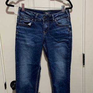 GUC Silver Jeans Suki Ankle Skinny with raw hem